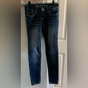 Blue Asphalt Dark Wash Skinny Jeans - SZ 3